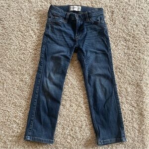 Boys Abercrombie Straight Leg Blue Jeans Size 7/8 Short